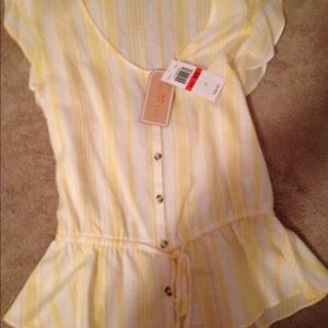 NWT Copper Key Striped Shirt Sz. XS